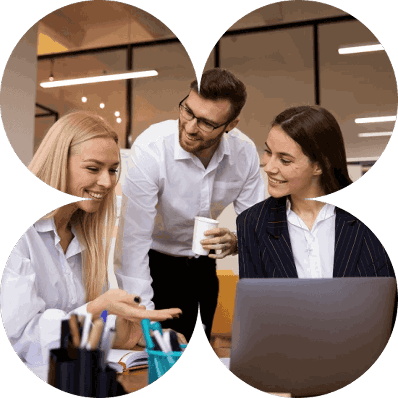 Employés satisfaits